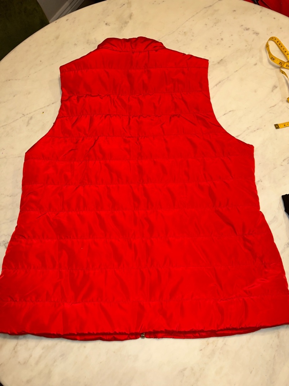 Michael Kors Red Quilted Puffer Vest - Women's Size Large - Picture 10 of 10